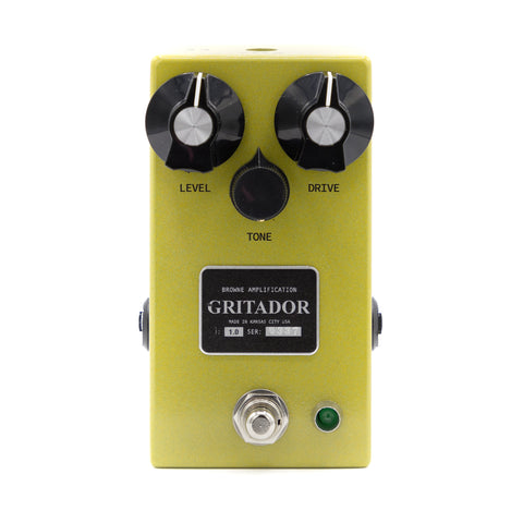 Browne Amplification - Gritador Overdrive - Front