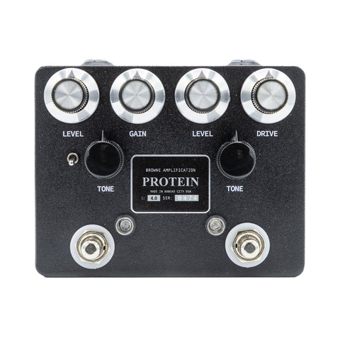 Browne Amplification - Protein Dual Overdrive V4 - Black -Front