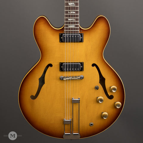 Epiphone Electric Guitars - 1967 E360TD Riviera - Royal Tan - Used - Front Close