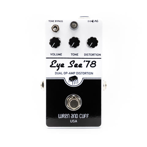Wren and Cuff Effect Pedals - Eye See '78 Small Foot Fuzz - Front