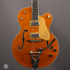 Gretsch Electric Guitars - G6120T-BSSMK Brian Setzer Signature Nashville Hollow Body '59 "Smoke" - Smoke Orange