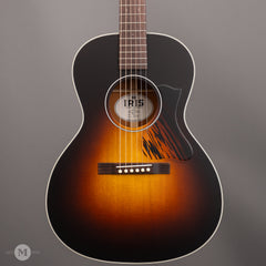Iris Guitars - MS-00 - 14-Fret - Adirondack - Tobacco Burst with Ivoroid Binding - Firestripe - Flower Pot - Front Close