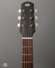 Iris Guitars - MS-00 - 14-Fret - Adirondack - Tobacco Burst with Ivoroid Binding - Firestripe - Flower Pot - Front Headstock