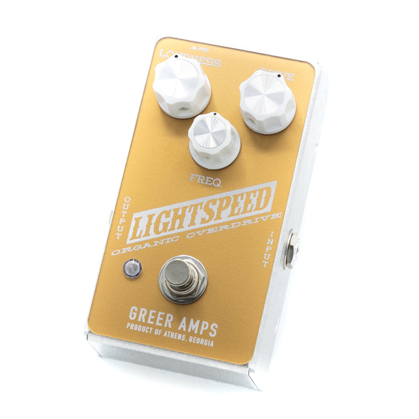 gold overdrive boutique pedal Greer Amps - Lightspeed Organic - MSM Exclusive Apparel style distortion in one Farbe:Nachtblau LGP Gear Boot Rubber