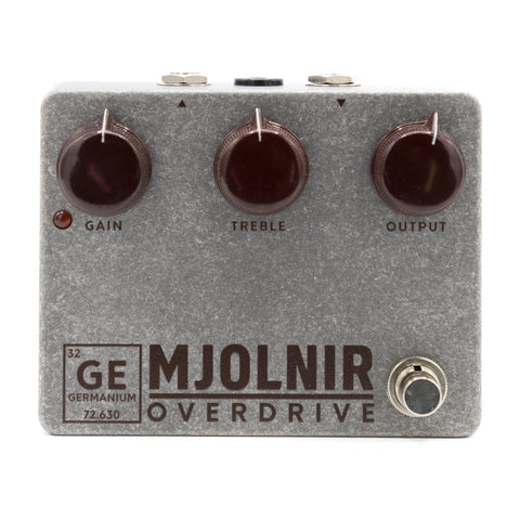 Mythos Pedals - Mjolnir Germanium Overdrive - Mass Street Music Edition - Front Close