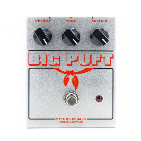Mythos Pedals - Big Puft Fuzz - NY - Mass Street Music Edition - Front