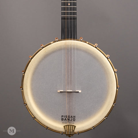 Pisgah Banjos - 12" Rambler Dobson Walnut - Short Scale - Front Close