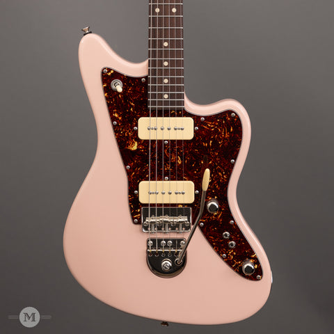 Tom Anderson Electric Guitars - Raven Classic - Shorty Shell Pink - In Distress Lvl 1 - Front Close