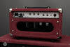 Two-Rock Amplifiers - Studio Signature Head (Silver Chassis) and Matching 1x12" Open-Back Cabinet - Burgundy Suede w/Sparkle Matrix Cloth Cloth - Back Chassis