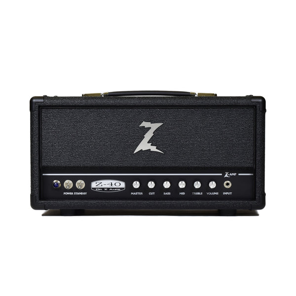 Dr. Z Amps - Z-40 (Blackout/Silver Z) - 40-Watt Head | Mass Street