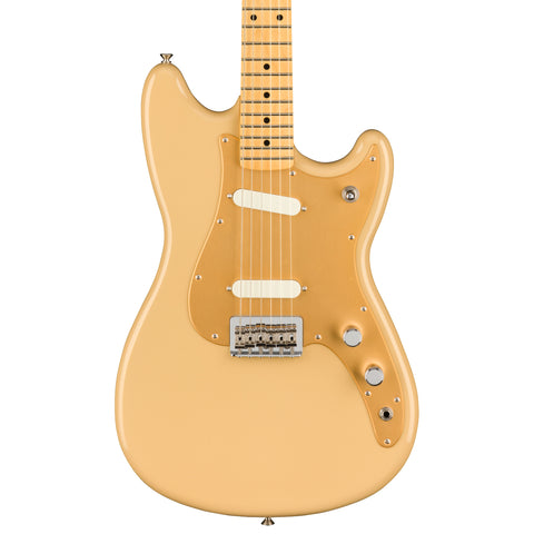 Fender Electric Guitars - Duo Sonic - Desert Sand - Front Close