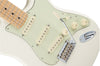 Fender Electric Guitars - Deluxe Roadhouse Stratocaster - Maple Neck - Olympic White - Side