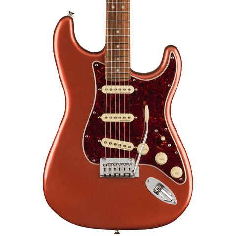Fender Electric Guitars - Player Plus Stratocaster - Pau Ferro - Aged Candy Apple Red