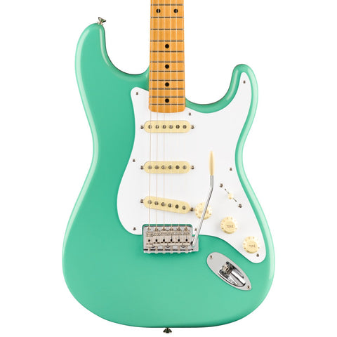 Fender Electric Guitars - Vintera 50's Stratocaster - Seafoam - Front Close