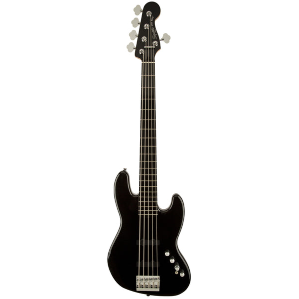 Squier Basses - Deluxe Jazz Bass Active V - Black - Ebonol Fingerboard