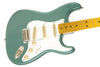 Squier - Classic Vibe 50's Strat - Sherwood Green Metallic w/Matching Headstock - Angle
