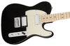 Squier - Contemporary Tele HH - Black Metallic - Angle