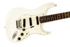 Squier Electric Guitars - Deluxe Strat Hot Rails - Olympic White - Laurel Fingerboard - Angle
