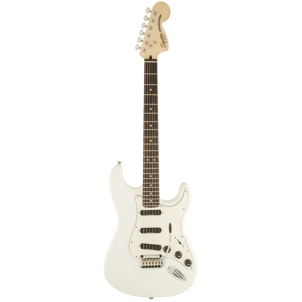Squire Stratcaster Deluxe white ストラト エレキ 0370510505_gtr_frt_001_rr_gran