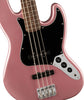 Squier- Affinity Jazz Bass - Laurel Fingerboard - Black Pickguard - Burgundy Mist