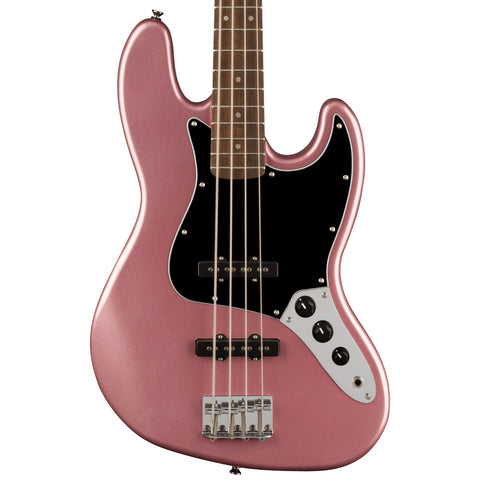 Squier- Affinity Jazz Bass - Laurel Fingerboard - Black Pickguard - Burgundy Mist