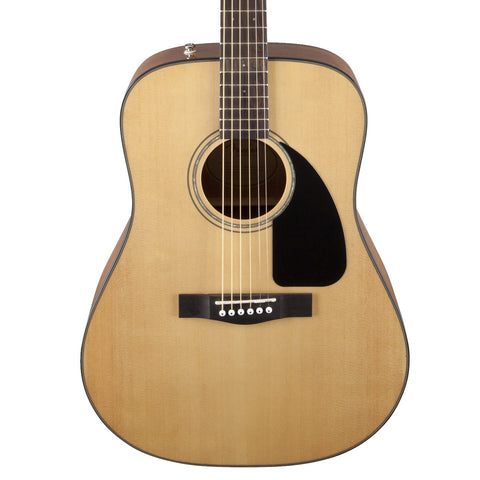 Fender CD-60 Natural Acoustic Guitar - front close