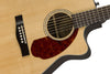 Fender Acoustic Guitars - CC-140SCE - Natural - with Case - Angle