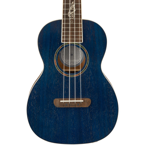 Fender Ukuleles - Dhani Harrison - Sapphire Blue - Front Close