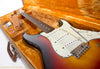 1960 Fender Burst Strat in case with ashtry bridge, strap, picks
