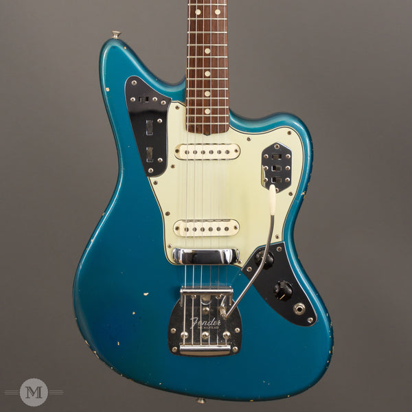 Fender Electric Guitars - 1964 Jaguar - Lake Placid Blue | Mass