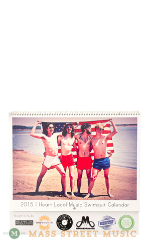 I Heart Local Music Calendar 2015 - cover