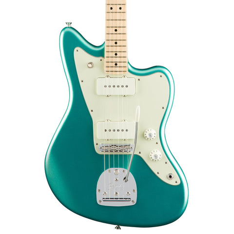 Fender Electric Guitars - 2017 American Professional Jazzmaster - Mystic Seafoam - Front Close