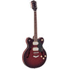Gretsch Electric Guitars - G2622-P90 Streamliner Center Block DC - Claret Burst - Angle2
