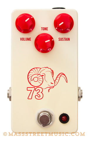 JHS '73 Ram's Head Overdrive Pedal - top