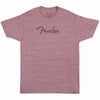 Fender Shirt - Spaghetti Logo Tee - Wine