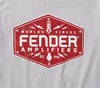Fender Shirt - Bolt Down Amp - Silver