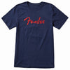 Fender Shirt - Blue w/Red Foil Logo