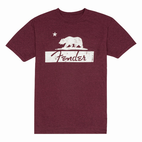 Fender Shirt - Bear - Burgundy