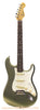 Fender American Std Strat Jade Pearl Electric Guitar - front