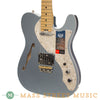 Fender - American Elite Telecaster Thinline - Mystic Ice Blue - Angle