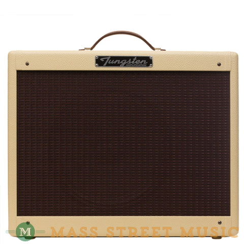 Tungsten Amps - Crema Wheat Blonde/Oxblood w/Greenback Speaker