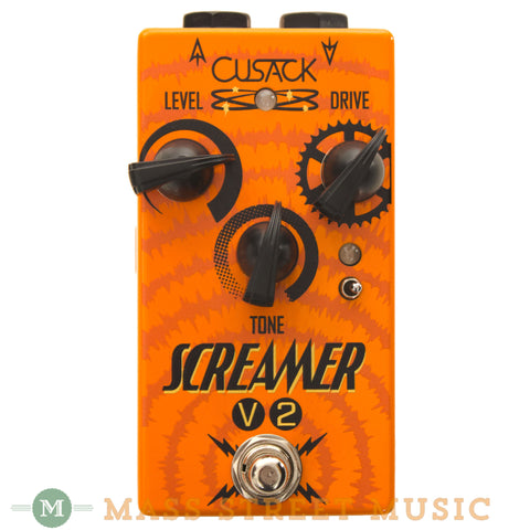 Cusack Effects Screamer V2 Overdrive Pedal - front