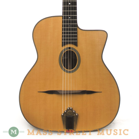 Dell'Arte 2003 Dark Eyes Gypsy Jazz Guitar - front close