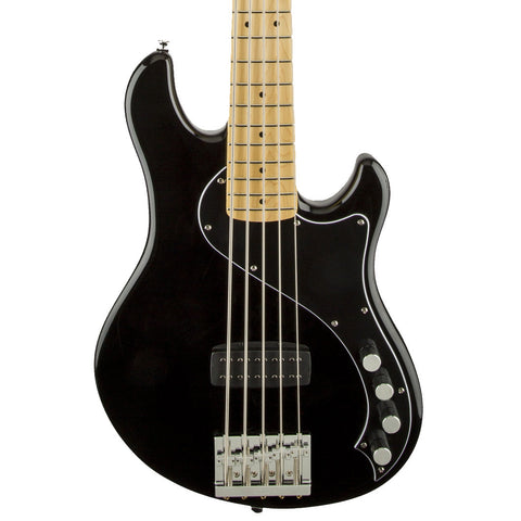 Squier - Deluxe Dimension Active V Bass - Black - Front Close