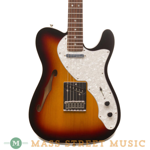 Fender - Deluxe Thinline Telecaster RW - Burst - Front Close