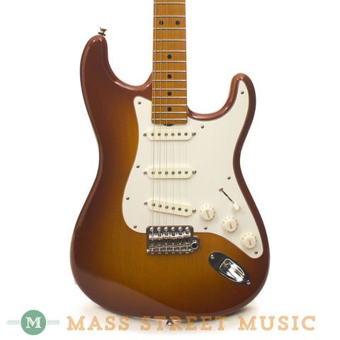 Don Grosh NOS Retro Classic Vintage Maple Burst Electric Guitar - front close