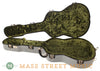 Calton Gray/Green Dreadnought Guitar Case - open