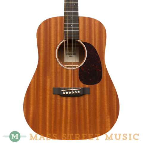 Martin Acoustic Guitars - Dreadnought Junior D JR 2 Sapele - Front Close