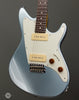 Don Grosh Electric Guitars - ElectraJet Ice Metallic Blue - Short Scale - Angle