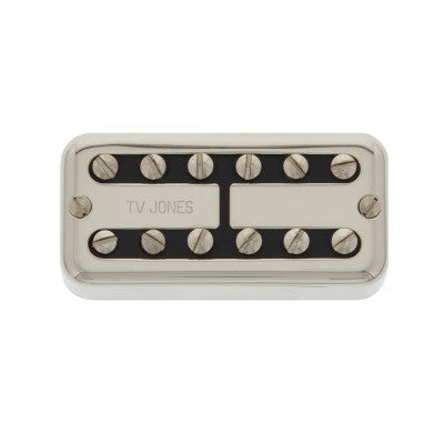 TV Jones Pickups - TV Classic Plus Bridge (+) - Nickel Cover